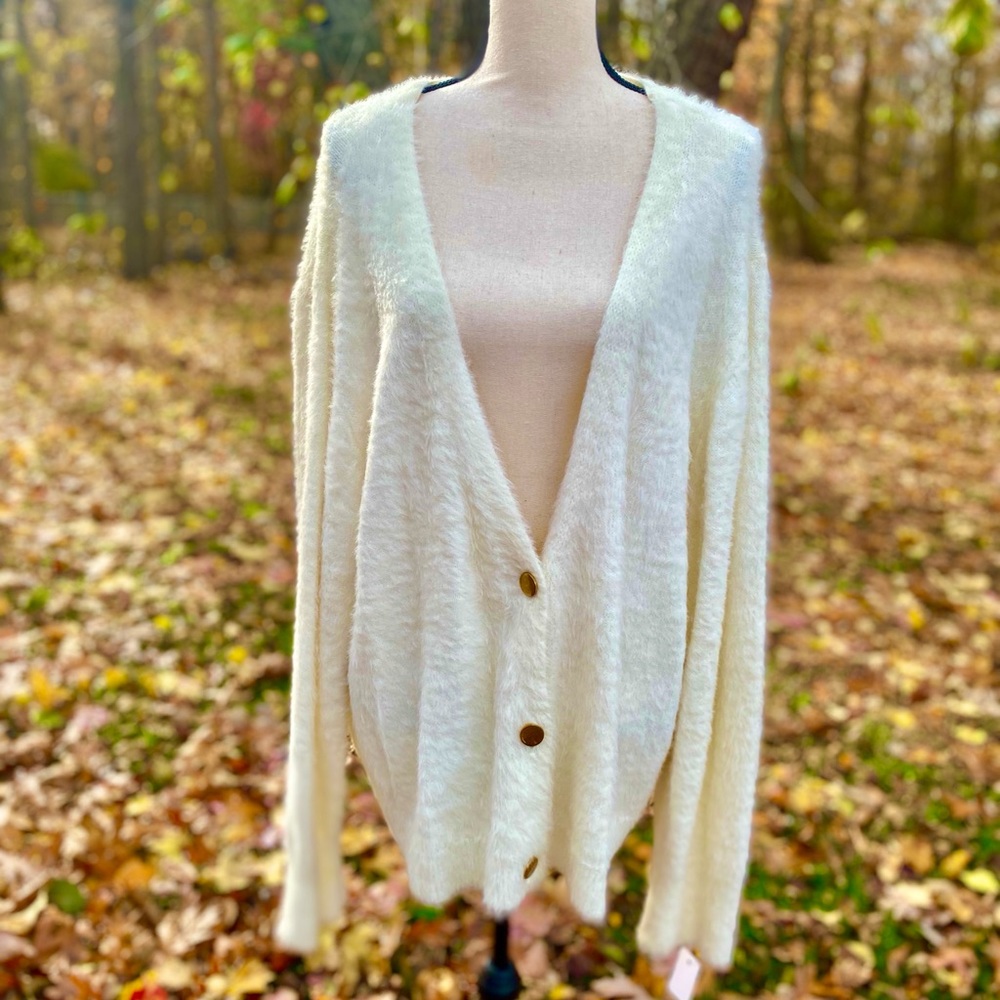 Cream Cashmere Sweater